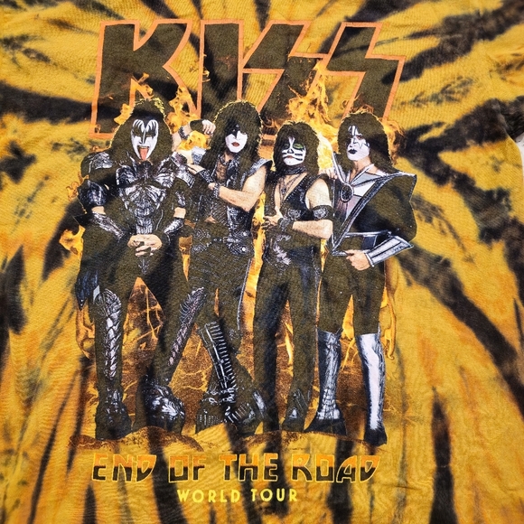 Vintage KISS Tie-Dye T-Shirt - Picture 2 of 5